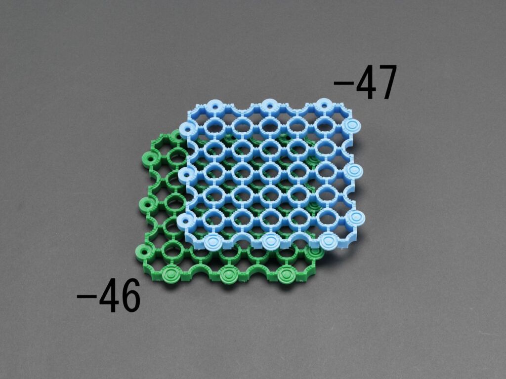 【メーカー在庫あり】 エスコ ESCO 150x 150mm すのこ プラスチック製/緑 000012255324 JP