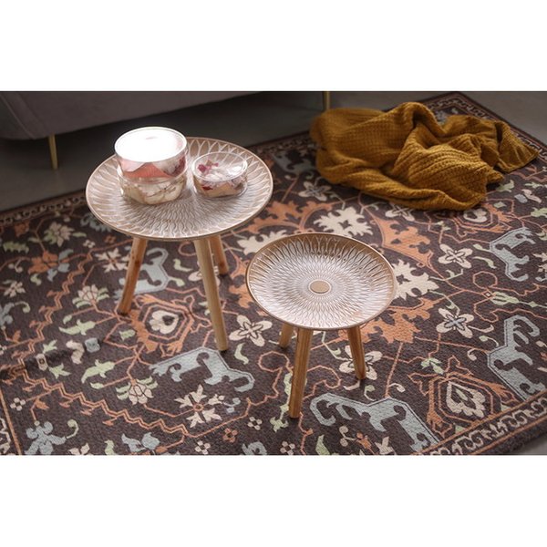 ラグ 【グレー】 ポリエステル