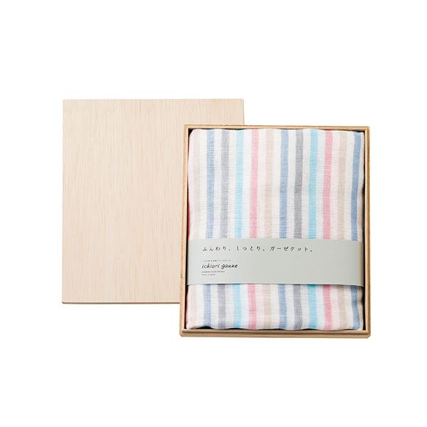 イチオリ ガーゼケット うたたね(パステルBD) 1-1-0108