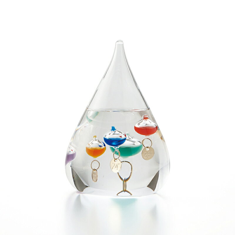 Fun Science ガラスフロート温度計 しずくS