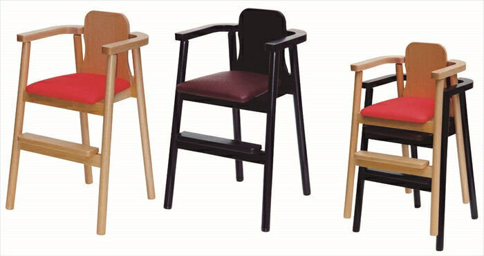 【ホテル・旅館】【業務用】子供ハイチェア ナチュラル45×45×H72cm (※大型家具扱送料別途見積となります)※受注製品のため返品はお断りいたします※納期など詳しくはお問合せくださいませ