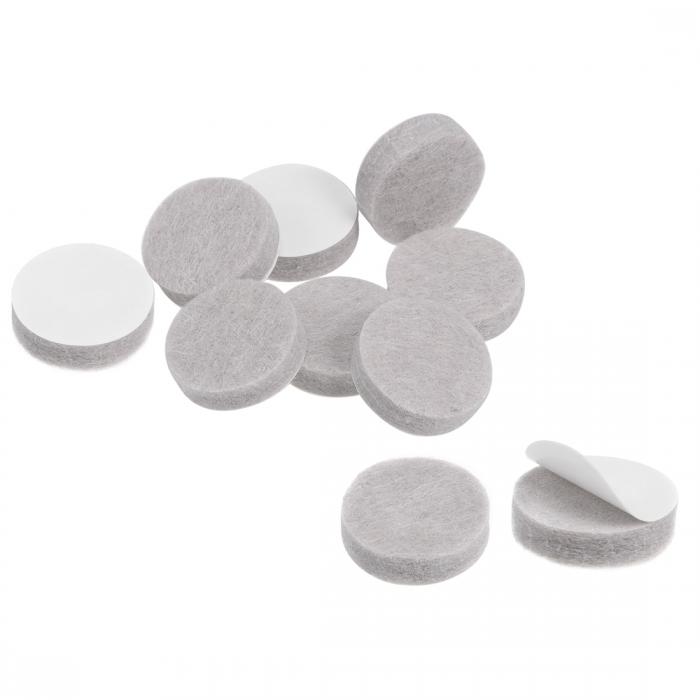 家具脚パッド 接着剤 フェルト パッド 20mmx5mm フロア プロテクター 円形 ベージュ 32個入り