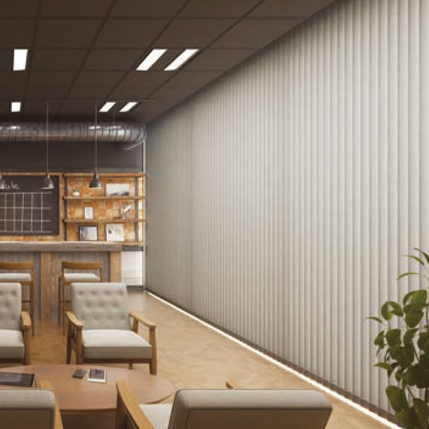 タテ型ブラインド タチカワブラインド▼バーチカルブラインド カーブ100▼ピアット V-3126〜3135 100mm巾 スラット 遮光 ウォッシャブル【製品幅1610〜1800×製品高さ4210〜4600mm】