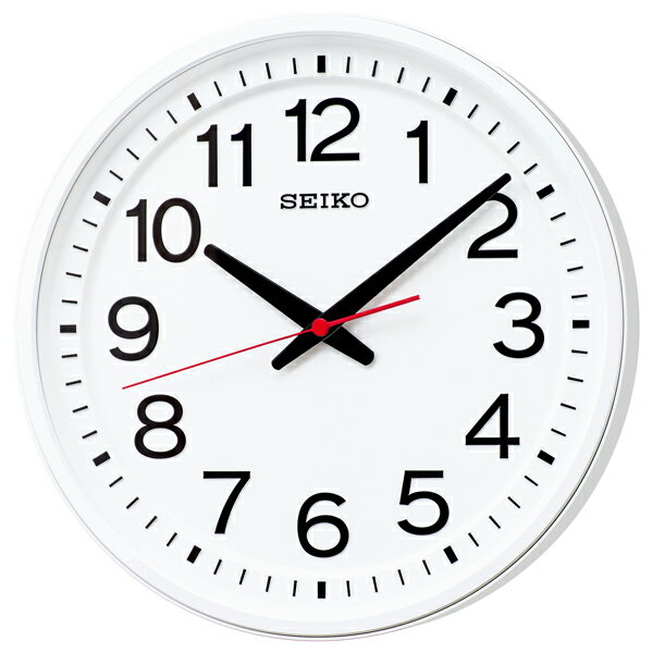 【 名入れ 文字入れ 無料】★【送料無料!】SEIKO CLOCK GP219W 衛星電波時計 掛け時計 壁掛け 電波時計 オフィス 教室【楽ギフ_包装】【楽ギフ_のし】【楽ギフ_のし宛書】【楽ギフ_名入れ】【RP】〈時計〉