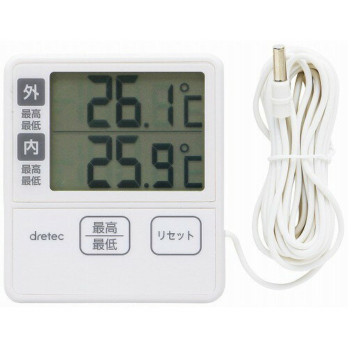 室内・室外温度計 O-285IV(代引不可)【送料無料】