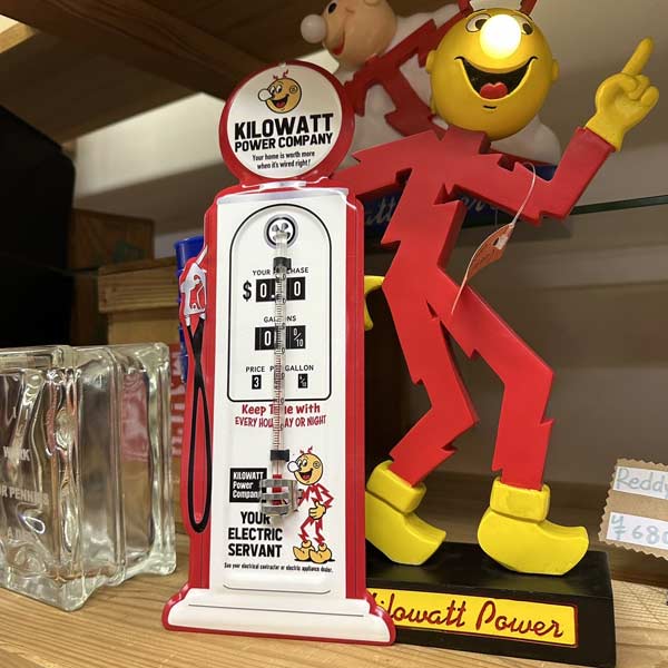 Reddy Kilowatt サーモメーター 温度計 レディキロワット/ アメリカン雑貨 アメリカ雑貨 アメ雑 ガレージ モーター 車 バイク CHOPPERS