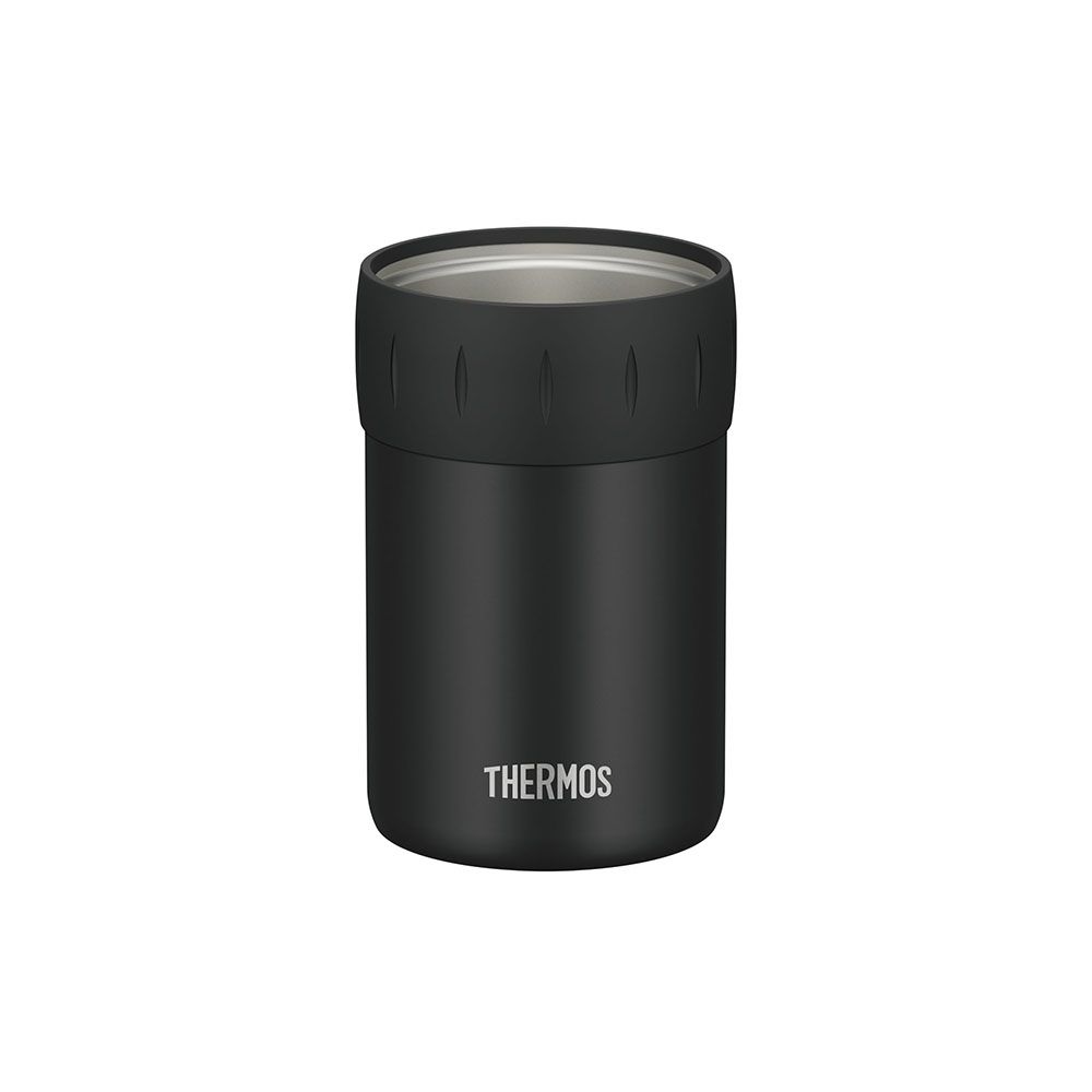 保冷缶ホルダー ブラック(BK) 350ml缶用 JCB-352【THERMOS 缶ビール・缶ジュースの冷たさをキープ】