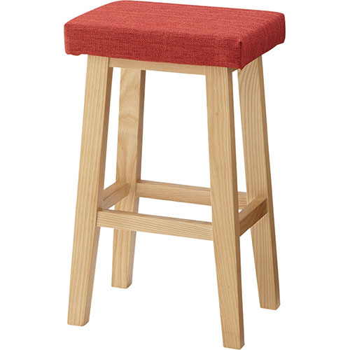 送料無料 東谷 バンビ ハイスツール レッド CL-789CRD
