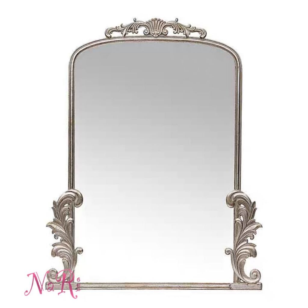 A024738高級豪華鏡 壁掛け鏡 .壁掛け 壁掛けミラー ウォールミラ85x100cm アンティーク調