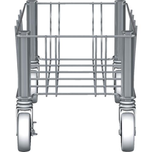 ■ラバーメイド スリムジムコンテナ用ドーリー シングルタイプ〔品番:1968468〕【8362822:0】[店頭受取不可]