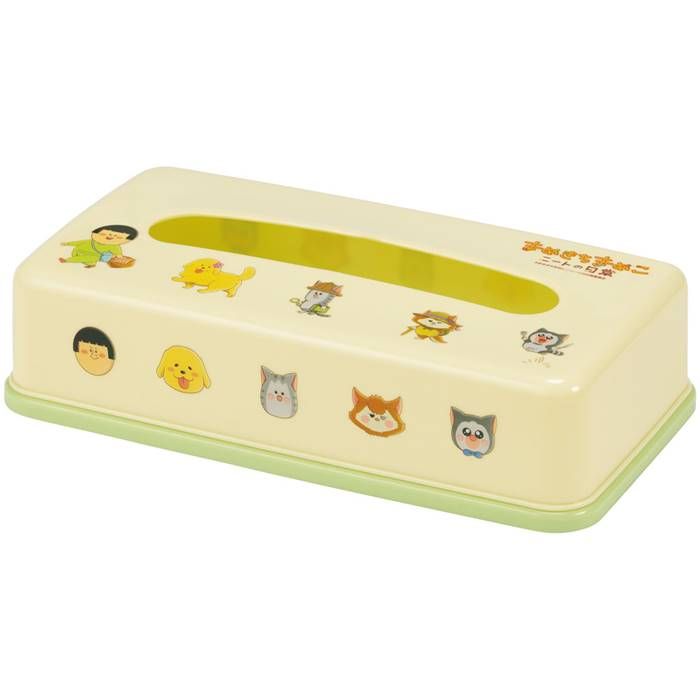 スケーター ティッシュストッカー1段 まめきちまめこ ソフトパックティッシュ用ケース ティッシュケース 子供部屋 大人 子ども キッズ 女の子 かわいい キャラクターグッズ TSST0