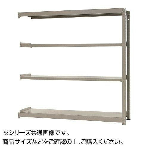 中量ラック 耐荷重300kgタイプ 連結 間口900×奥行450×高さ1200mm 4段 ニューアイボリー【代引不可】【北海道・沖縄・離島配送不可】