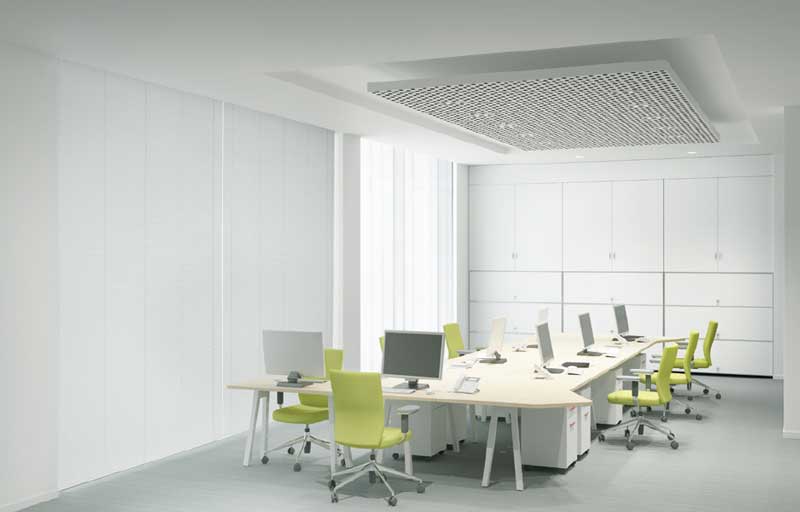 【最大クーポン ポイントGET】タチカワブラインド 業務用ブラインド モノコムシェイディ35 ラダーコード ループ操作 ビジュアルカラー