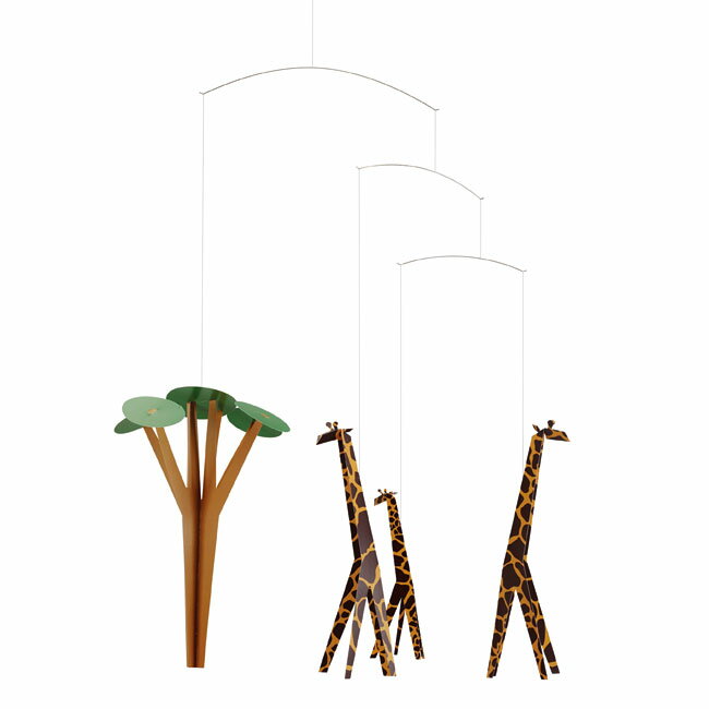 Flensted Mobiles フレンステッド・モビール ( Giraffes on the Savannah ジラフ イン サバンナ / 153 )【北欧雑貨】