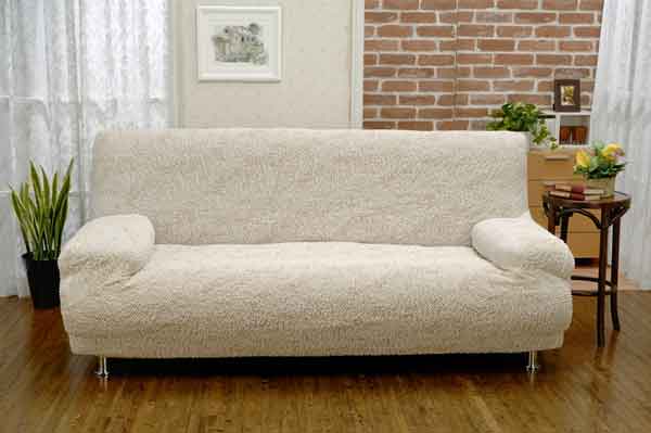 イタリア製シャーリングソファカバー  ARRICCIATO  4人掛用幅210-240cm
