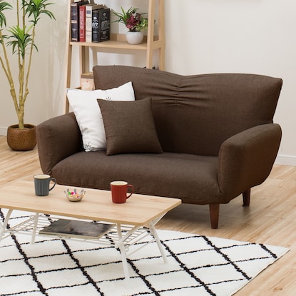 布張りカジュアルソファ(Nクラウン DBR)