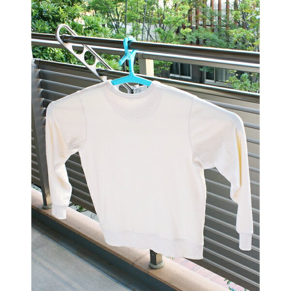 ダブル 大判 バスタオル ・ トレーナー ハンガー (2本組) /EXTENDABLE BATH TOWEL AND SWEATSHIRT HANGER [キャンセル・変更・返品不可]