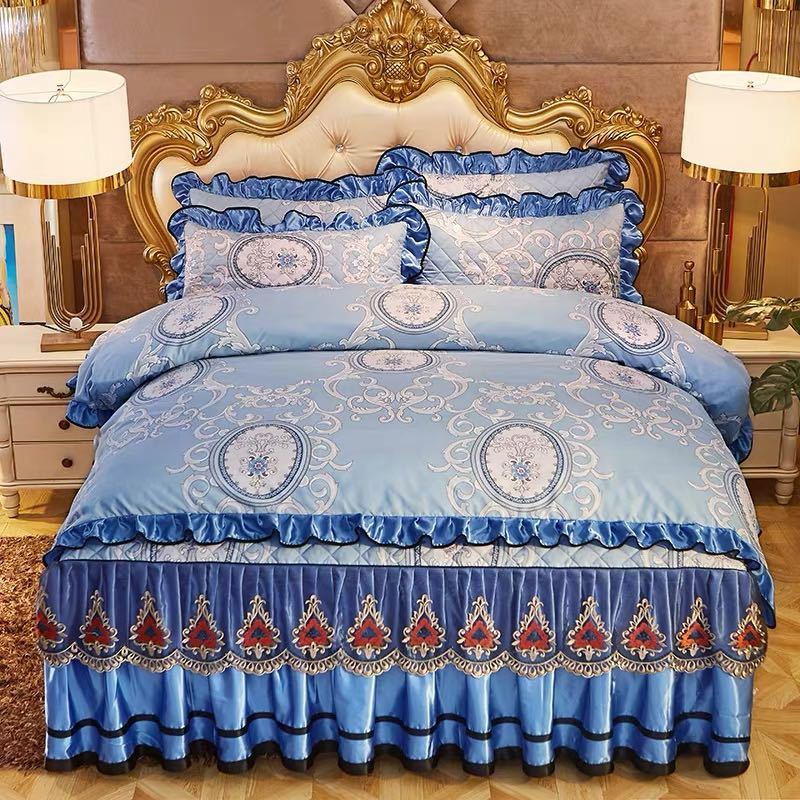 高級ワイドダブル ベッド用品4点セット 寝具 ボックスシーツ 枕カバー掛け布団カバー ベッドカバー 別サイズあり