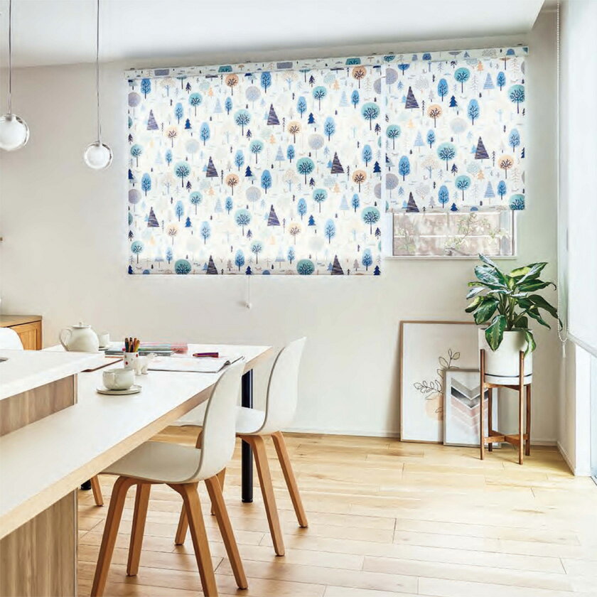 ロールスクリーン タチカワブラインド▼ラルクシールド▼プルコード操作 ワンタッチチェーン操作 チェーン操作 チェーン持出し操作ファン ポルク RS-1021〜1022 オーダーサイズ ネジ止め式【製品幅250〜490×製品高さ500〜800mm】