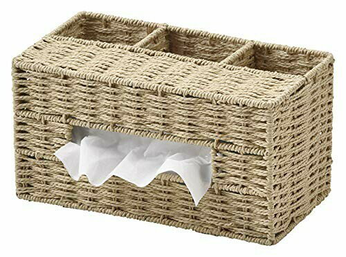 ちどり産業(Tidorisangyou) ティッシュケース - W26×D14×H13.5cm