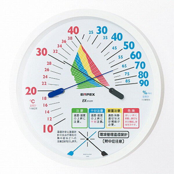 TM2485 エンペックス 環境管理 温・湿度計「熱中症注意」 EMPEX [TM2485]