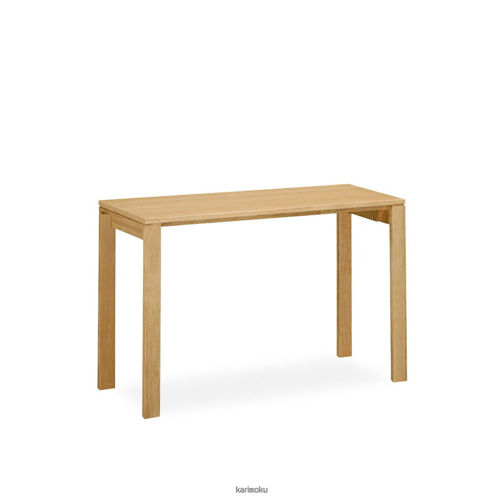 カリモク 学習机 ユーティリティプラス デスク (幅110cm, 奥行き45cm, ピュアオーク色)【全国送料無料】【同梱不可】【店頭受取対応商品】
