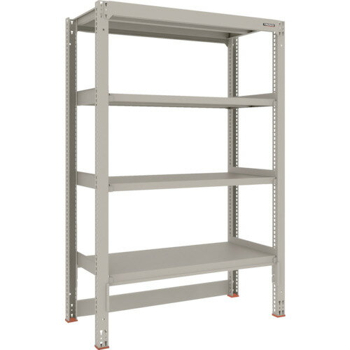 TRUSCO スチールラック M3型中量棚 台車天板収納型 W1200XD571XH1800 4段 単体 〔品番:M3-DB6464〕[2719402]「送料別途見積り,法人・事業所限定」【大型】