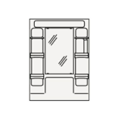 【最安値挑戦中!ポイントUP】クリナップ M-751CHVN ミラーキャビネット(1面鏡・くもり止めヒーター無し) BTSシリーズ 間口75cm 奥行15.5cm 高さ101cm [♪△]