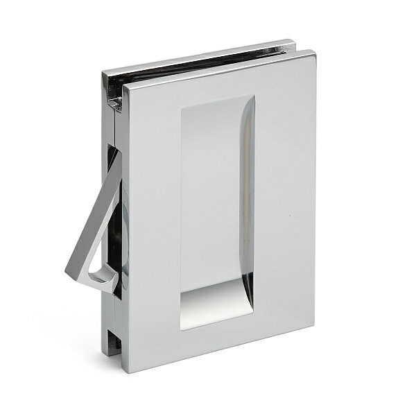 SUGATSUNE スガツネ工業 ガラスドア用引手 MSC7型 100-022-880 MSC7-C | ドアノブ ハンドル ノブ シンプル おしゃれ 黄銅 クロムめっき