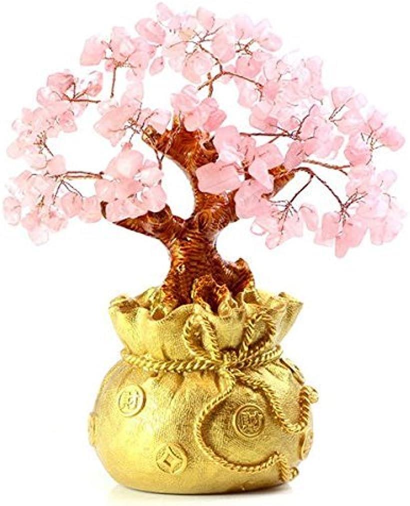 招財樹 装飾品(粉水晶)