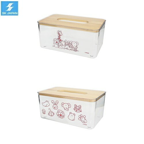 たべっ子どうぶつ クリアティッシュケース エスケイジャパン