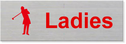 トイレサイン表示板Ladies トイレプレート ステンレス1mm厚(150mmx50mm) 【おしゃれなトイレプレート】【人気のトイレプレート】トイレのプレート両面テープ付きで取り付け簡単オフィスのトイレに