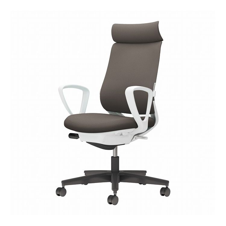 【メーカー直送】 コクヨ オフィスチェア 椅子 イス チェア ミトラ2 サークル肘 ランバー付 ホワイトグレー ダークグレージュ(代引不可)【送料無料】