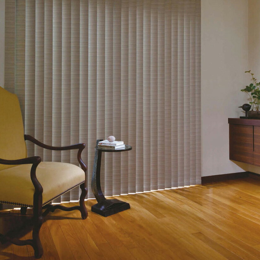 タテ型ブラインド▼アルペジオ 生地名:リュード 標準タイプ シングルスタイル 100mm バトン式 バランスウェイト:標準・カバー▼ニチベイ A8891〜8893【製品幅3205〜3600×製品高さ2010〜2500mm】