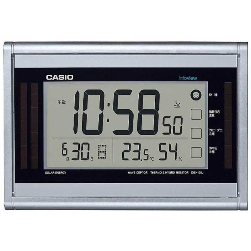 カシオ CASIO 電波掛け時計 IDS-160J-8JF