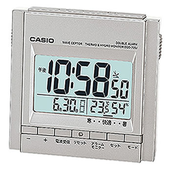 カシオ【CASIO】デジタル電波目覚まし時計 DQD-705J-8JF★【DQD705J8JF】