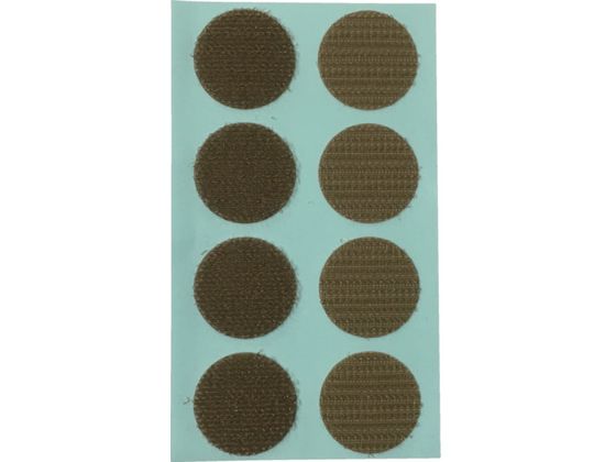 【お取り寄せ】ユタカメイク マジックテープ ワンタッチ 22φ 8コ入り ベージュ G-75