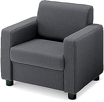 ★ポイント最大16倍★【送料無料】- 応接用 ベーシス 布アームチェア MBS-5C-HSNE61 ブラック 65436943 コクヨ kokuyo -【コクヨ家具】