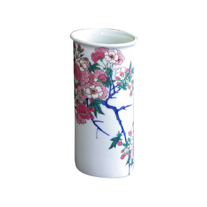 有田焼 伊万里焼 陶器 陶磁器 染錦金彩桜絵 花瓶 ART2-GD007 花びん 陶磁器 フラワーベース 花器 洗面所 キッチン リビング