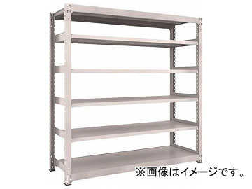 トラスコ中山 M3型中量棚 1800×471×H1800 6段 単体 ネオグレ M3-6656 NG(7802323) type medium sized shelf stage single Neogure