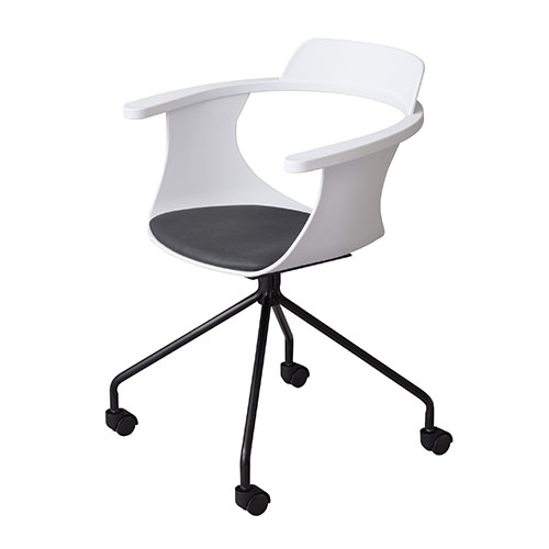 【ポイント20倍】東谷 デスクチェア ホワイト PC-986WH