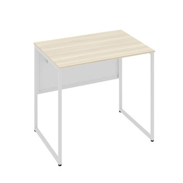 オカムラ ソリスト ホームデスク ネオホワイト脚 W800×D600×H720mm メラミン天板 プライズウッドライト 8TS0CH MU03 [ デスク 平机 リモートワーク ]『代引不可』『送料無料(一部地域除く)』
