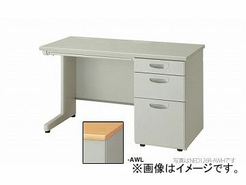 ナイキ/NAIKI ネオス/NEOS 片袖デスク 600mmタイプ ライトパーチ木目 NED106B-AWL 1000×600×700mm One sleeved desk