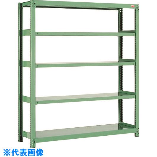 ■OS 中量物品棚 間口1200×奥行900×高さ1800(ベースPP製5mmを除く)mm B36455(1520386)[法人・事業所限定][外直送元]