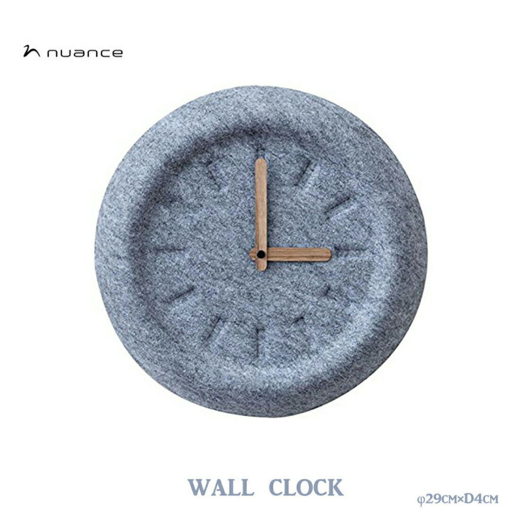 nuance ニュアンス  WallClock ウォールクロック φ29cm /時計/壁掛け/スカディナビナ/Karina MenckeMarcus Vagny商品