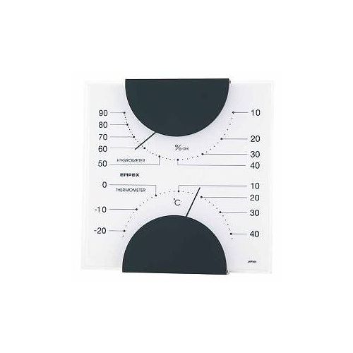 EMPEX (エンペックス) 温度・湿度計 MONO 温度・湿度計 MN-4811 ホワイト