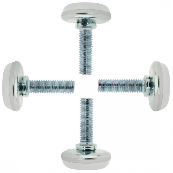 uxcell レベリングフット M8 x 25 x 30mm レベリング フィート 調節可能 レベラー テーブルチェアマシンレッグ用 4個入り