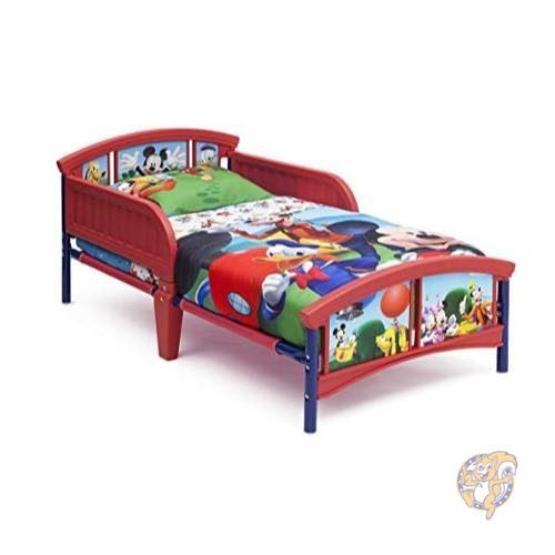 Delta Children Plastic Toddler Bed Disney Mickey Mouse ディズニー ミッキー 子供用 ベット アメリカ輸入家具 アメリカ輸入雑貨 送料無料