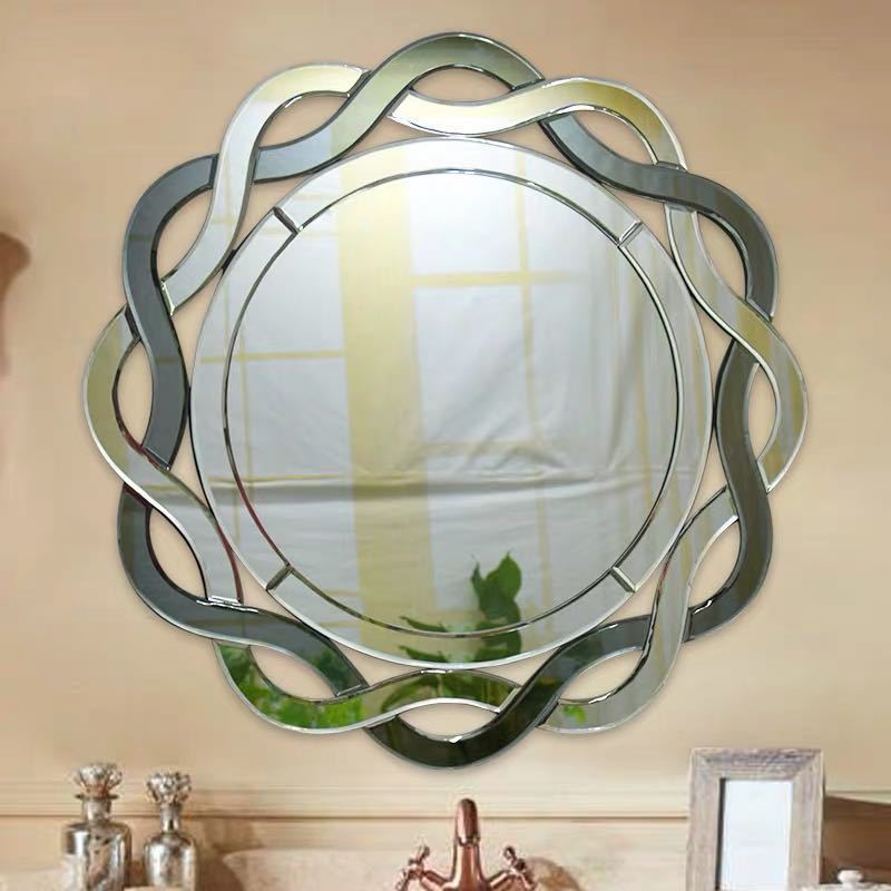 A035812高級豪華鏡 アンティーク調 壁掛け鏡 壁掛け 壁掛けミラー ウォールミラー 80cm 別サイズあり