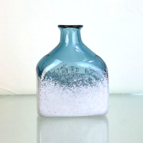 花瓶 ボトル Flowerbase アロマディフューザーボトル keshiki-bottle-steelblue-lightgray Azzurro Glass Studio 東敬恭